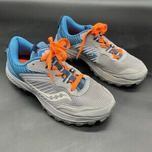 Saucony Womens Size 6W Excursion TR15 S10671-23 Gray/Blue Running Sneakers